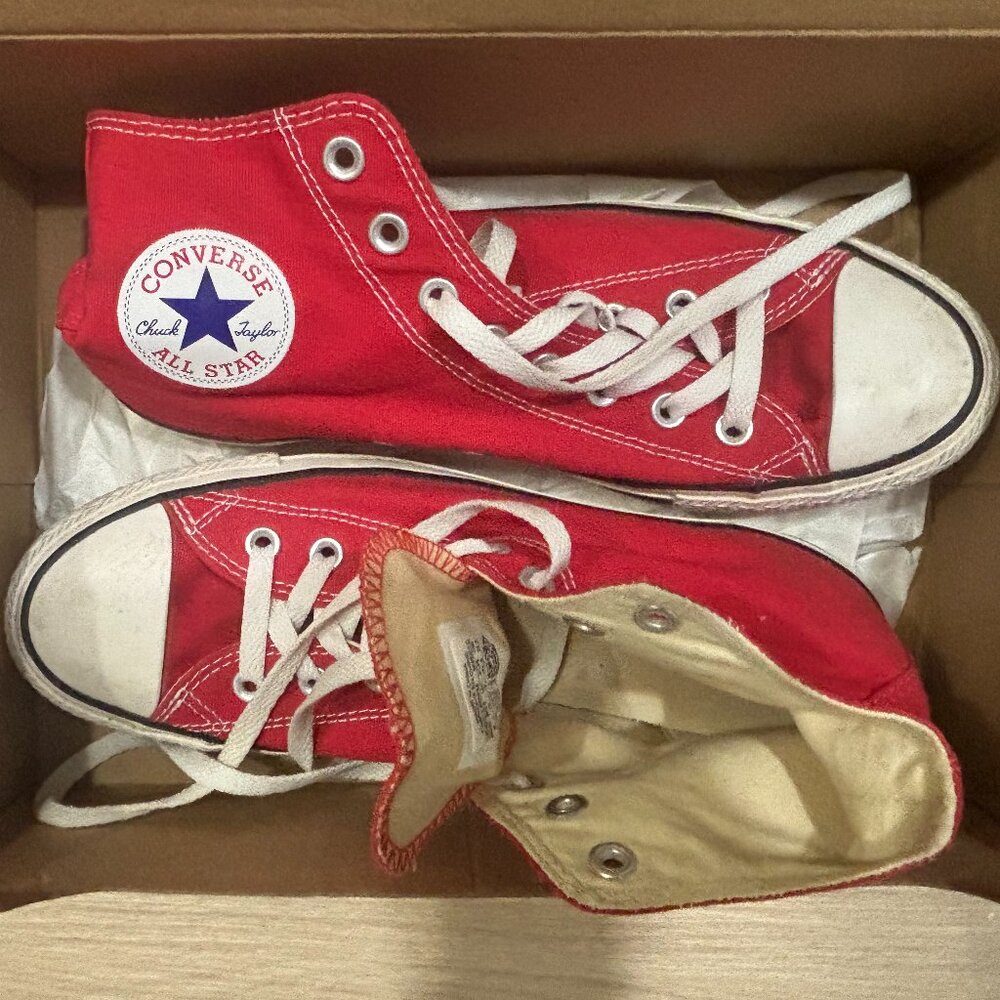 Chuck Taylor All Star High-Top Sneaker Red